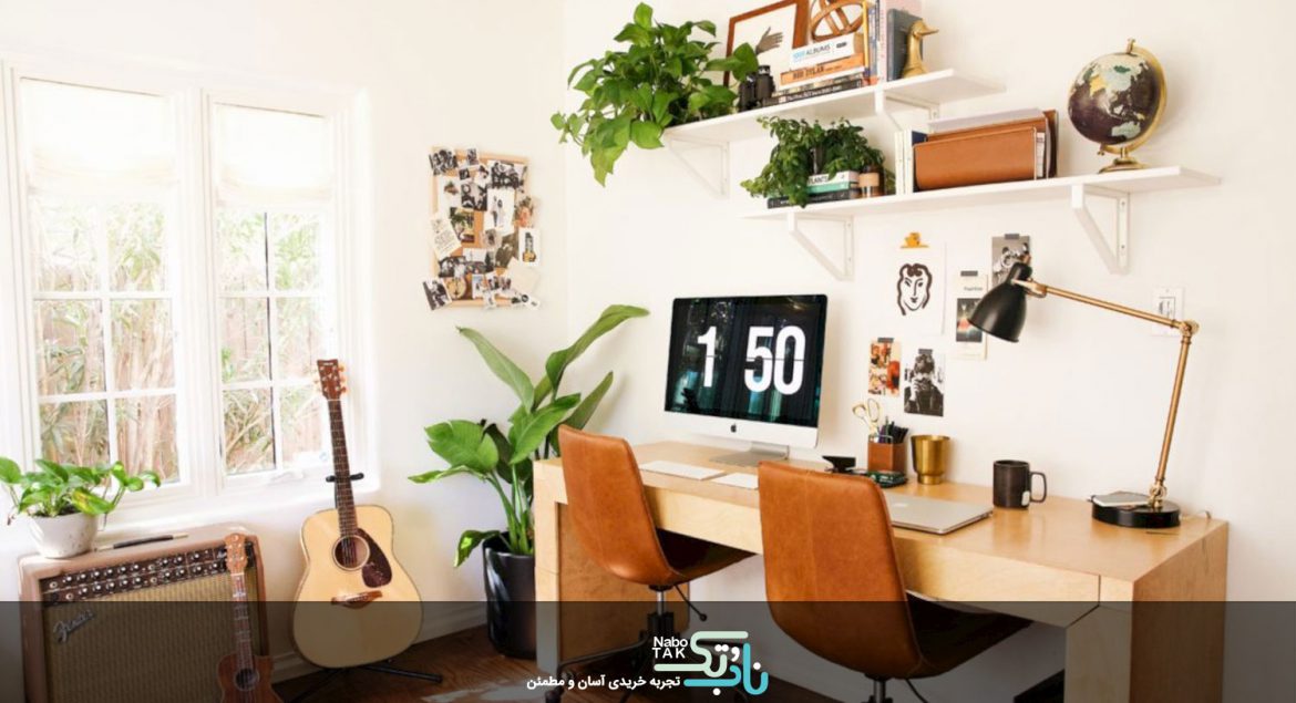دفتر کار خانگی خود را می توانید در فضایی کوچک با ایده هایی که اینجا آمده به سادگی بسازید و در روزهای قرنطینه از خانه کار کنید